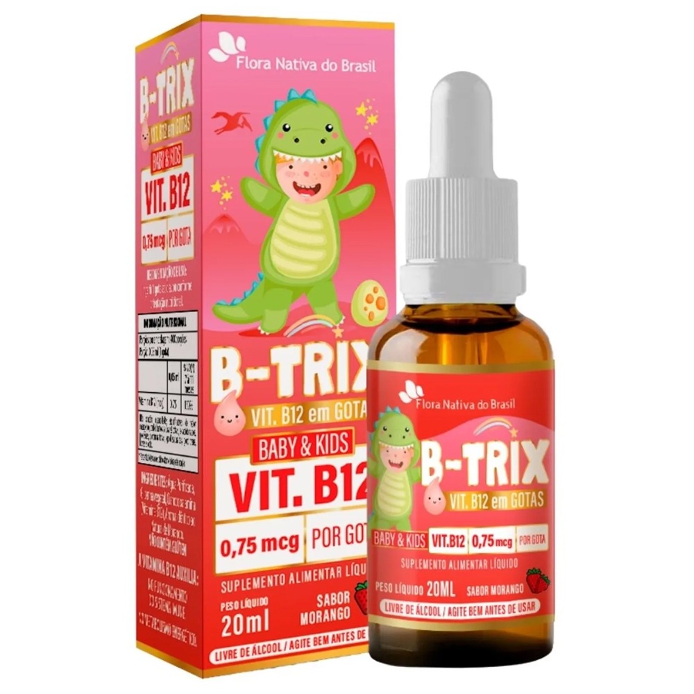 Vitamina B12 Em Gotas B-Trix Baby & Kids 20ml | Shopee Brasil