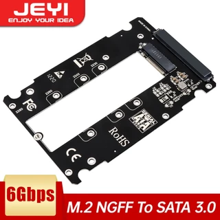 Adaptador SATA 3.0 JEYI M . 2 NGFF Para 2.5 " , SSD III 6Gbps Suporte Placa De Expansão 2230 2242 2260 2280 Disco Rígido