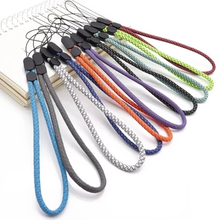 Alças Para Telefones Celulares Quentes Com Chave USB Cordão Curto Ajustável Walkie Talkie Alça De Mão Pulso Áudio Anti-Perda