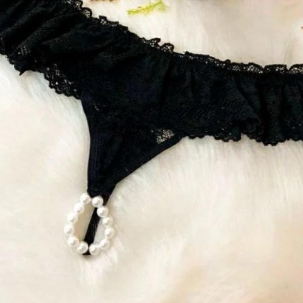 Calcinha Tailandesa Com Pérolas Estimulantes Lingerie Sexy