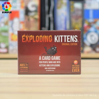 Jogo de cartas de festa, jogo de cartas de gatinhos explodindo