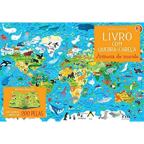 Livro com quebra-cabeça - Labirintos do espaço - Usborne 200 peças -  Brinquedos Pé de Jacaré