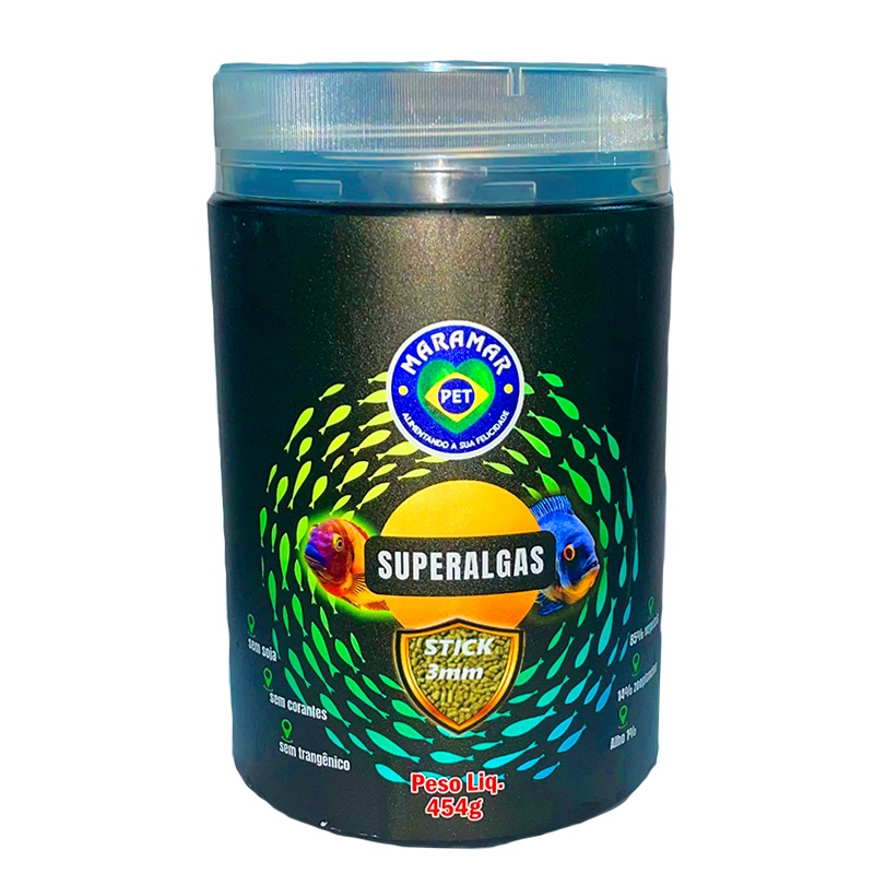 Maramar Super Algas 454g Stick 3mm | Shopee Brasil