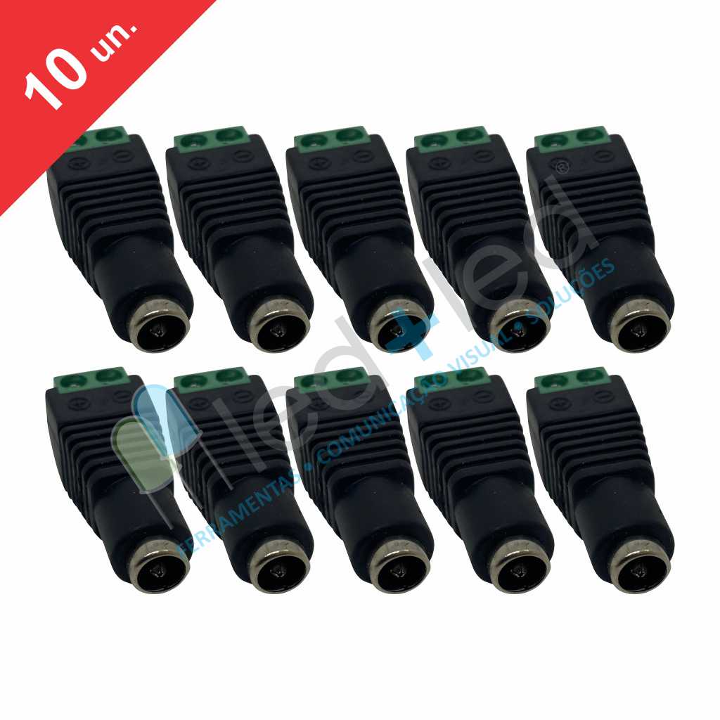 10 Plugue Borne Fêmea P4 2,1mm Terminal Eletrônica | Shopee Brasil