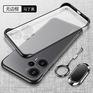 Capa Fina Para Poco F6 F5 X6 Pro Com Anel Magnético F5 F4 GT F3 Redmi K50 Gaming K60 K40 K40S Ultra Funda Elegante Pára-Choques Transparentes Mate Simples