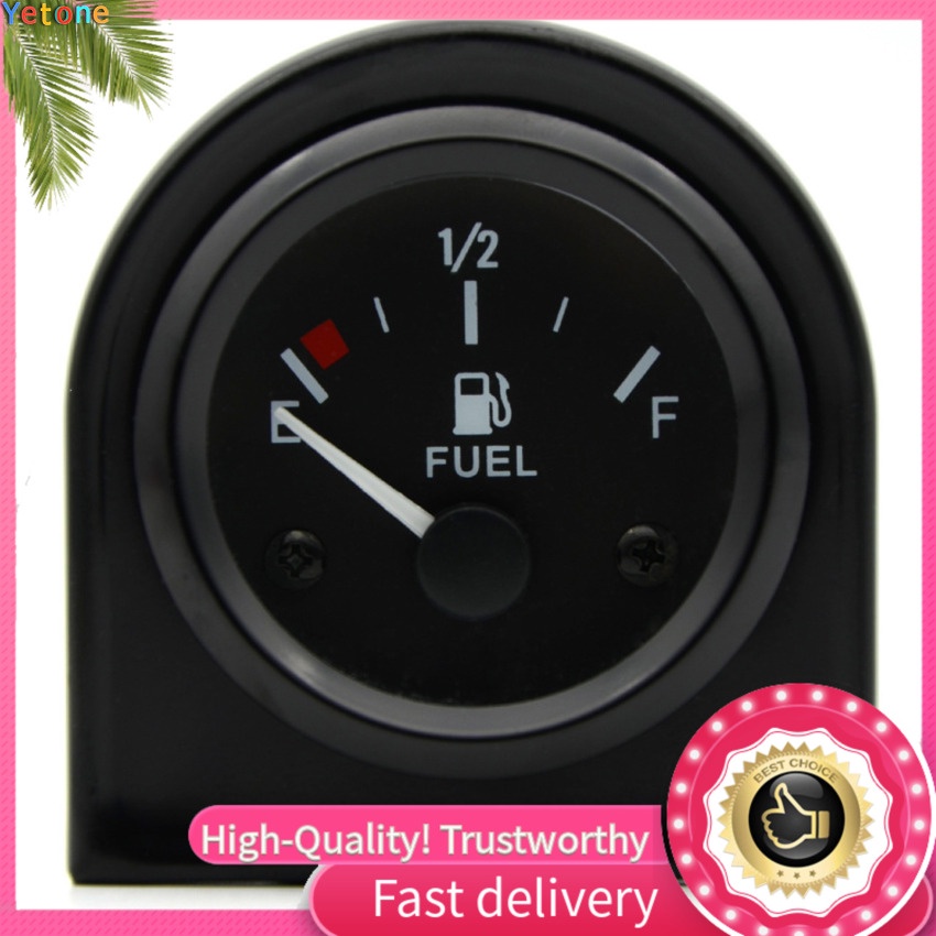AUTO 12v 52mm Medidor Universal De Nível De Combustível Para Carros De Alumínio De Alta Sensibilidade Acessórios De Modificação Peças