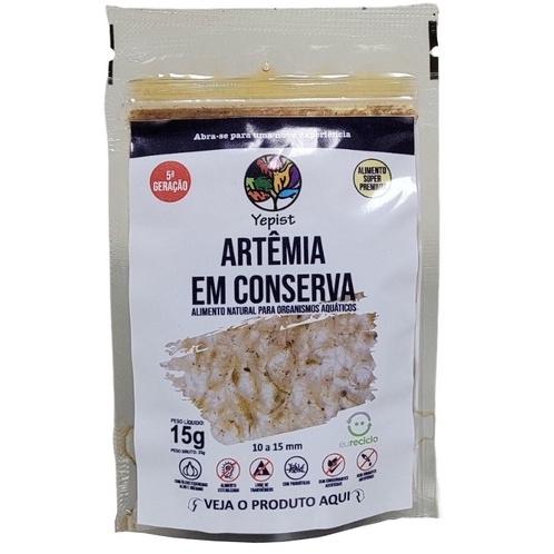 Artêmia Em Conserva Pp 15g Alimento Para Peixes - Yepist