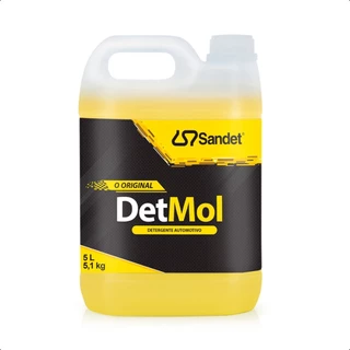 Detmol Shampoo Concentrado Lava Carro Moto Sandet 5 Litros