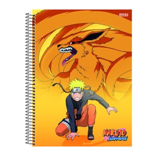 Caderno Anime Naruto Uzumaki 10 Matérias Universitário - TECH KING