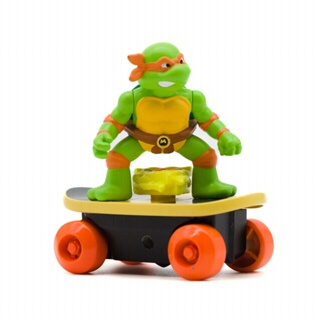 Tartarugas Ninja - Personagem Switch Kick Skaters - Michelangelo