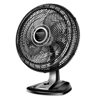 Ventilador de Mesa Mondial Turbo 8 Pás Preto VTX-50-8P 50cm 127V