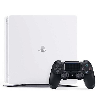 Playstation 4 Slim Branco 500GB 1 Controle Seminovo