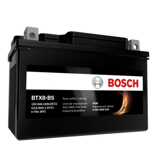 Bateria Dafra Citycom 2010 12v 8ah Bosch Btx8-bs (ytx9-bs)