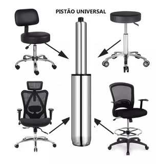 Pistão Gás Amortecedor Alta Qualidade Coluna Universal Cadeira e Banqueta Reforçado Classe 2 120kg