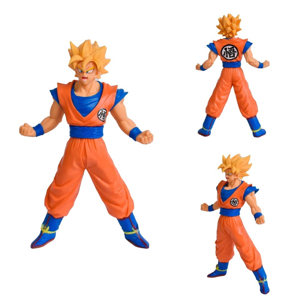Boneco Dragon Ball Super Goku SSJ - Goku SSJ1 17cm Cabelo Amarelo  collection