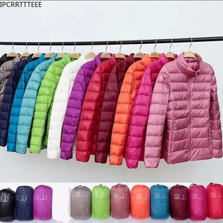 Casaco De Penas Para Baixo Tamanho Plue duck down Fêmea ultra Leve em Promoção na Shopee Casaco De Penas Para Baixo Tamanho Plue duck down Fêmea ultra Leve