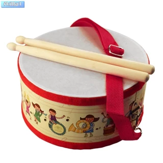 FKILA Tambor Madeira Divertida De Bater À Mão Instrumento Musical
