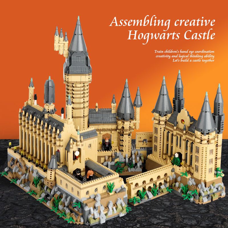 Harry Potter Hogwarts Great Hall Castle Série Auditório Blocos De  Construção Brinquedos Compatíveis Lego Tijolos Educativos Para Crianças  Presentes - Escorrega o Preço