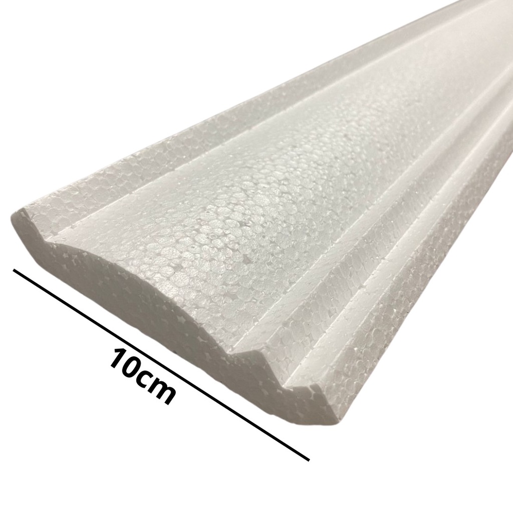 Moldura Roda Teto Sanca Isopor Kit 44 Metros B9 | Shopee Brasil