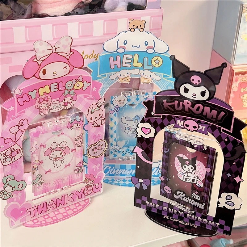 Sanrio 3 Polegadas Moldura Acrílica Fotográfica Rotativa Deluxe Porta ...