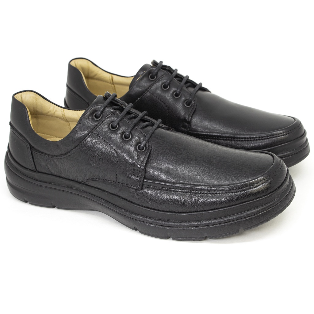 Bota Masculina Anatomic Gel 7887 - Conforto E Estilo Em Couro