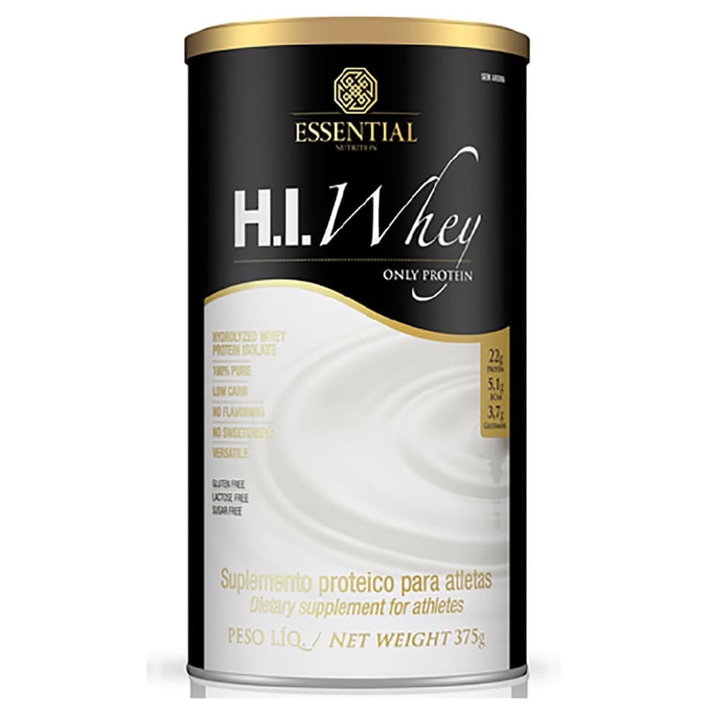 Whey Protein H.I. 375g Essential Nutrition | Shopee Brasil