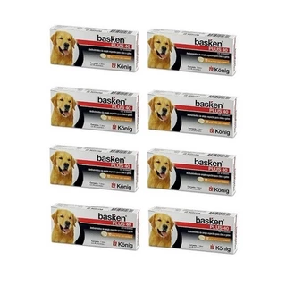 Kit 8 Basken Plus 40 Konig Vermífugo 4 Comprimidos