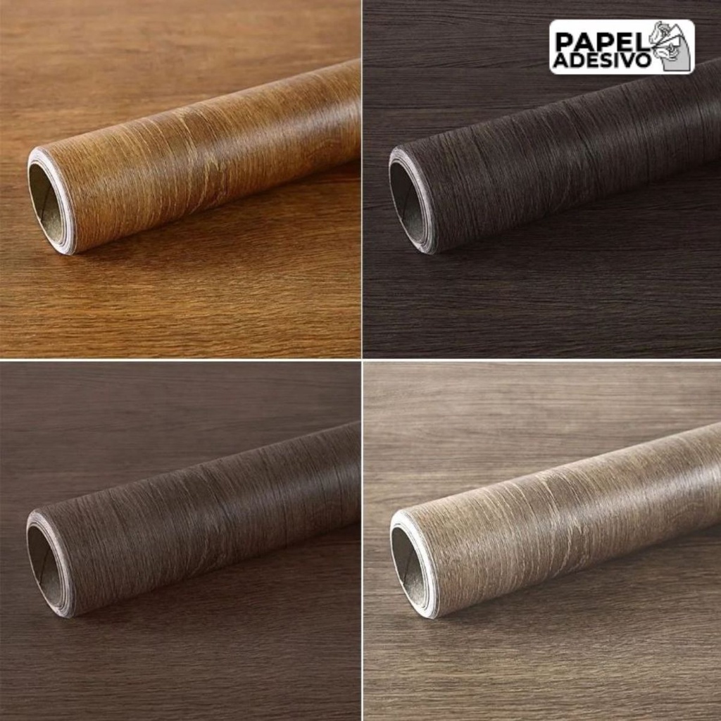 Papel Adesivo Envelopamento Móveis Imita Madeira 5 Metros | Shopee Brasil