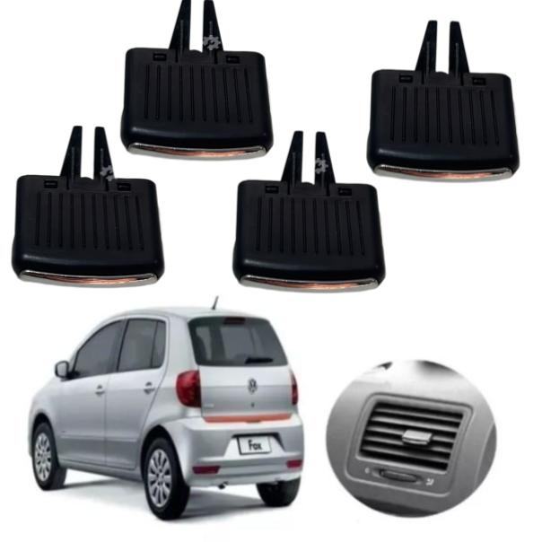 kit 4 Clip Difusor Ar Volkswagen Fox Spacefox Jetta 10 2014