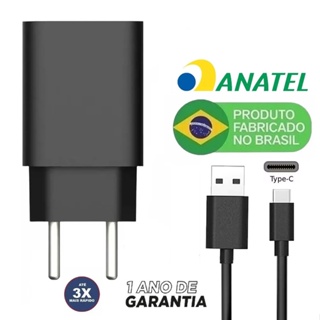 Carregador Marca Plus Compatível Com Motorola Moto G100 G200 G22 G42 G62 G82