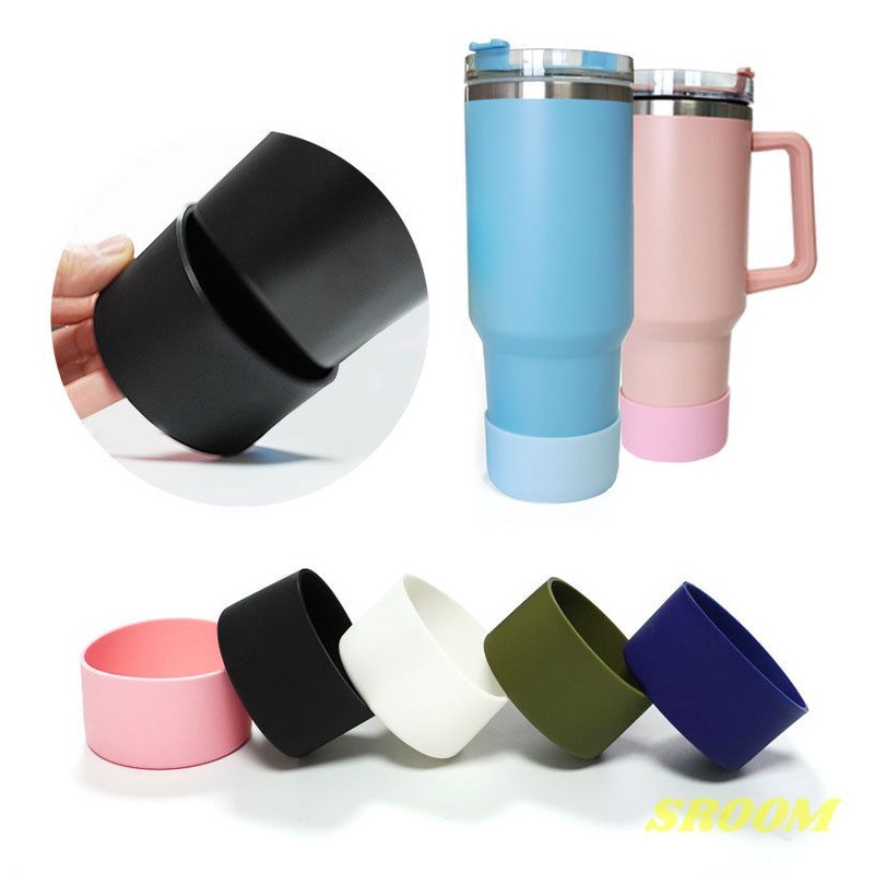 1 pçs copo de silicone manga protetora capa de copo de água para copo de aventura Stanley Quencher com alça e Stanley Iceflow S