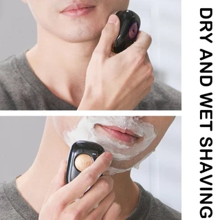 Mini Barbeador Elétrico Portátil À Prova D'água TIPO-C Aparador de barba de bolso ALEX