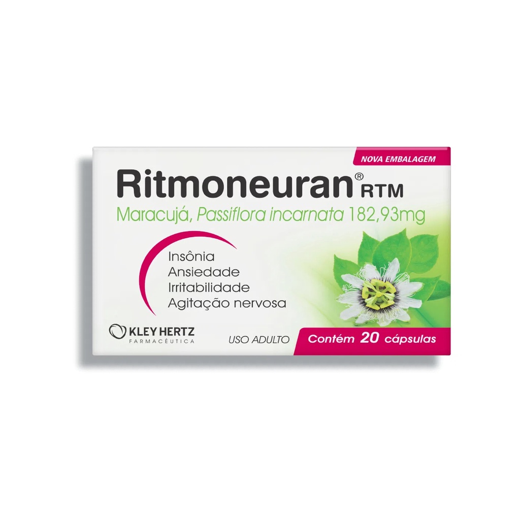 Ritmoneuran Com 20Caps - Kley Hertz