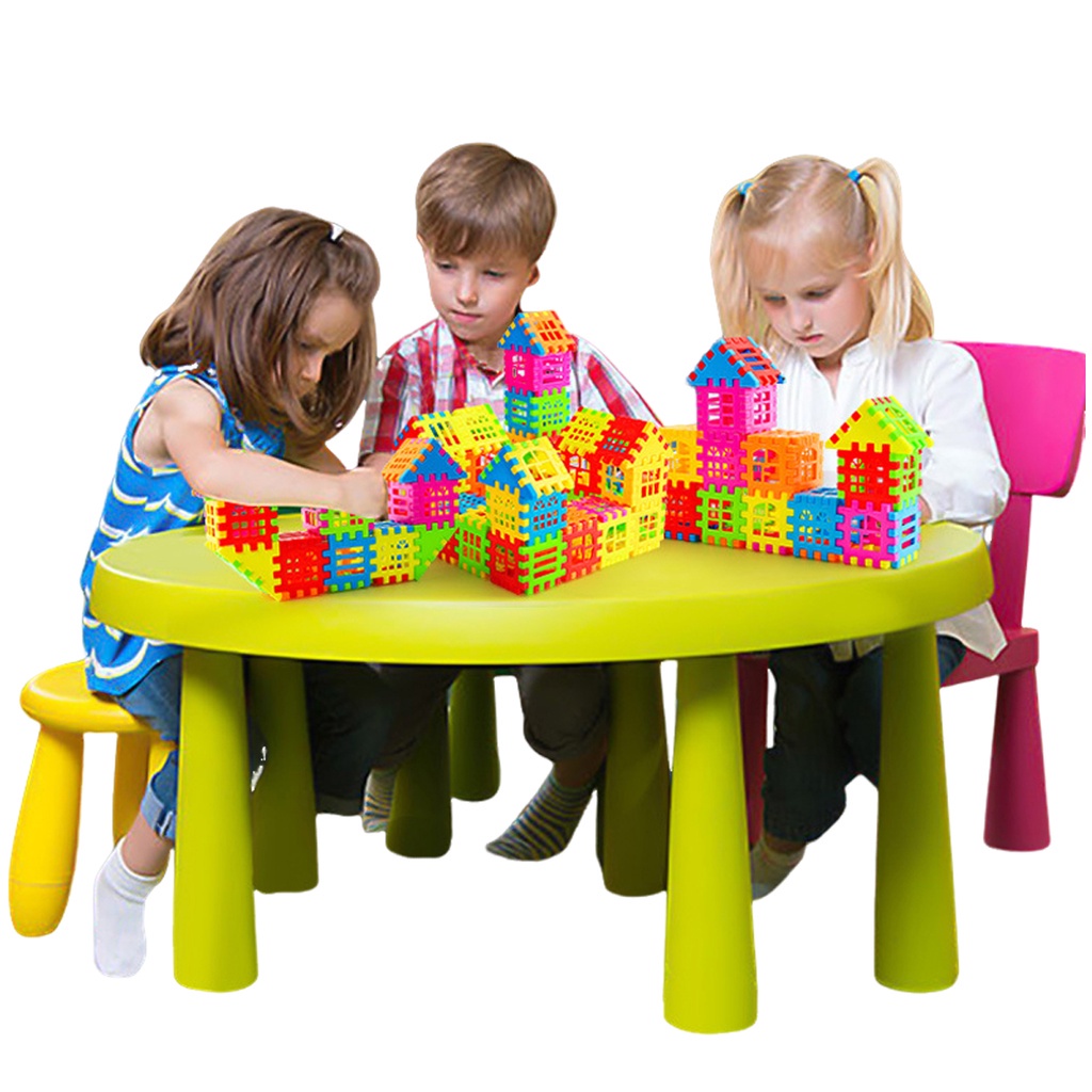 Brinquedo Educativo com 60 Peças Grandes Resistente Pecinhas Montar  Encaixar Construir Criar Presente Criança 2 Anos 3 Anos Menino Menina Natal  Construção Criatividade Imaginação Jogo Pedagógico Cometa