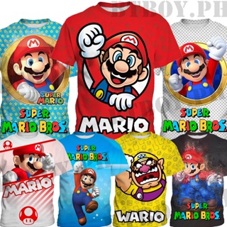 Camiseta Camisa Super Mario Desenho Jogo Infantil Criança