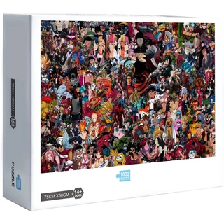 anime City Naruto One Piece Spider-Man Puzzle De Madeira De Alta Qualidade Requintado Entretenimento Descompressão Conjunto De Brinquedos De 1000 Peças