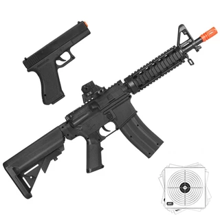 M4A1 / Pistola Airsoft V307 Vigor 6mm Original + Alvos