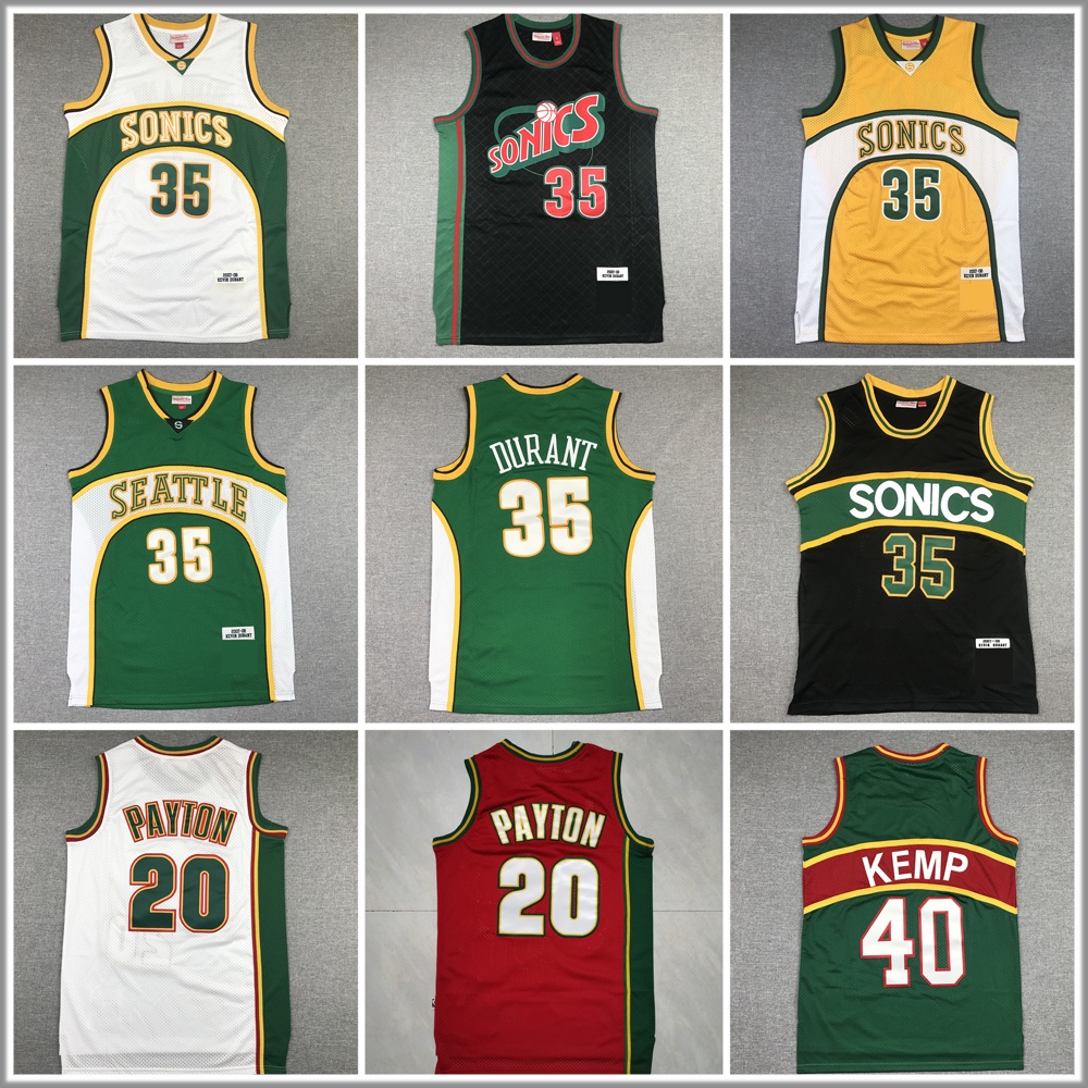 Camiseta reversible de Kemp con Supersonics ⭐️ M&N Baloncesto