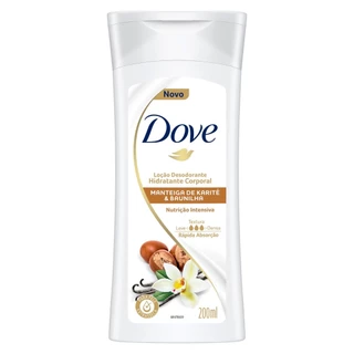 Loção Hidratante Corporal Dove Nutrição Intensiva Manteiga de Karité e Baunilha com 200ml