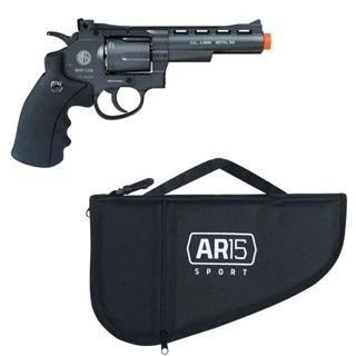 Revólver 4.5 Co2 Rossi 701 Metal Wingun + Capa Ar15 Sport