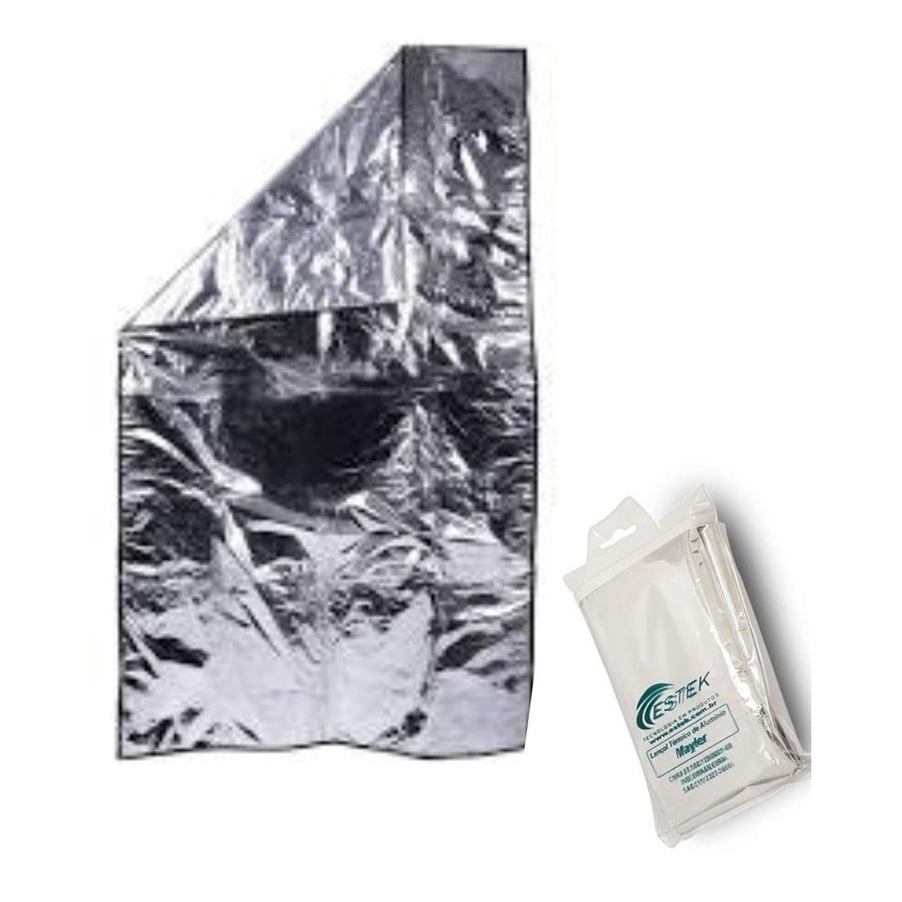 Lencol Termico Corporal Reducao Medidas Aluminio 3x1m Estek | Shopee Brasil