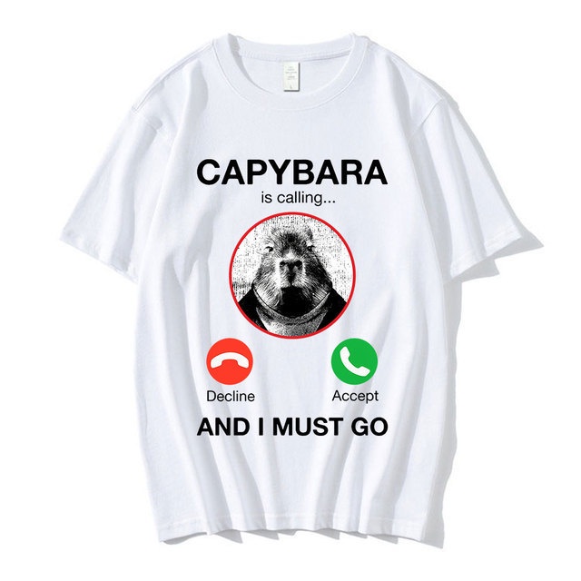 Camiseta Básica Capybara is Calling... Capivara