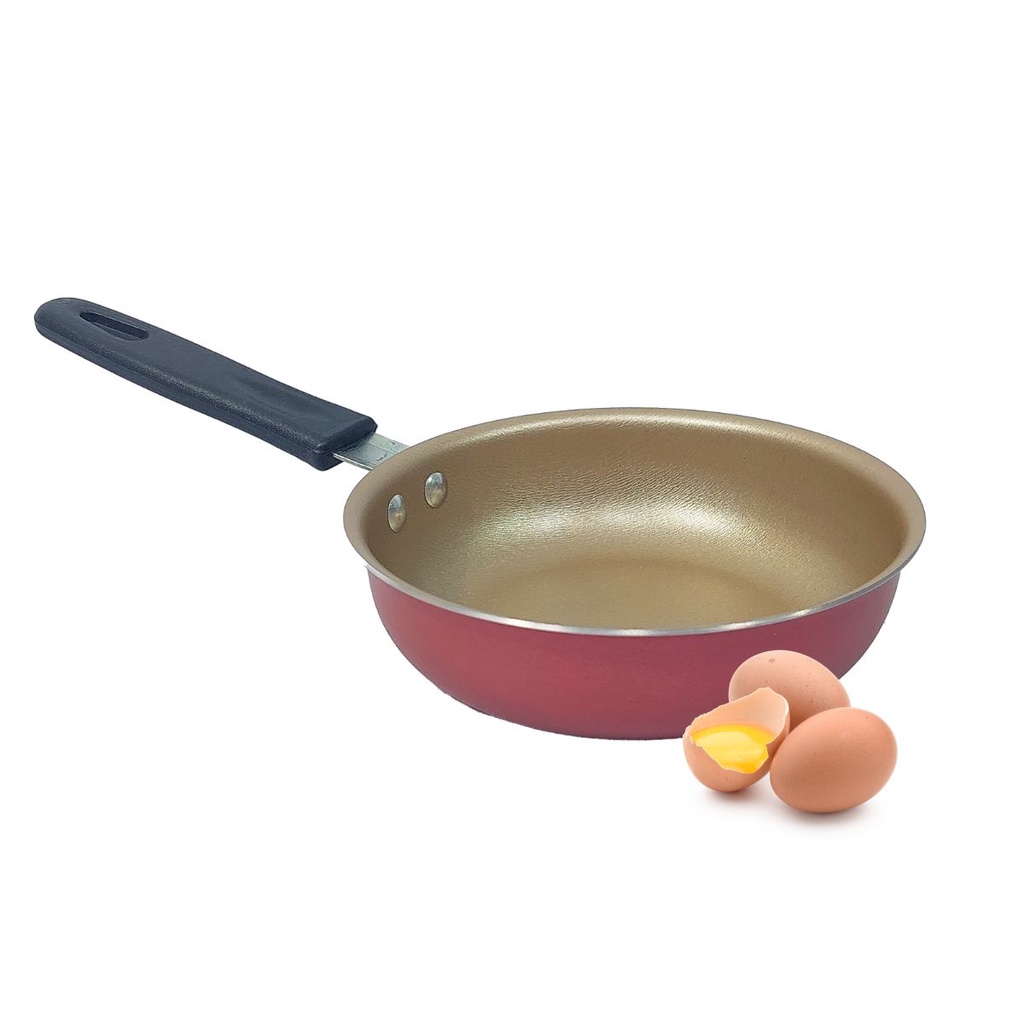 Frigideira de ovo Antiaderente Teflon 14cm Cozinha Eficiente