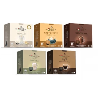 Capsula Dolce Gusto Cafe Italle Chocolate Branco Cappuccino Bebidas Lácteas 50Und em Oferta na Shopee