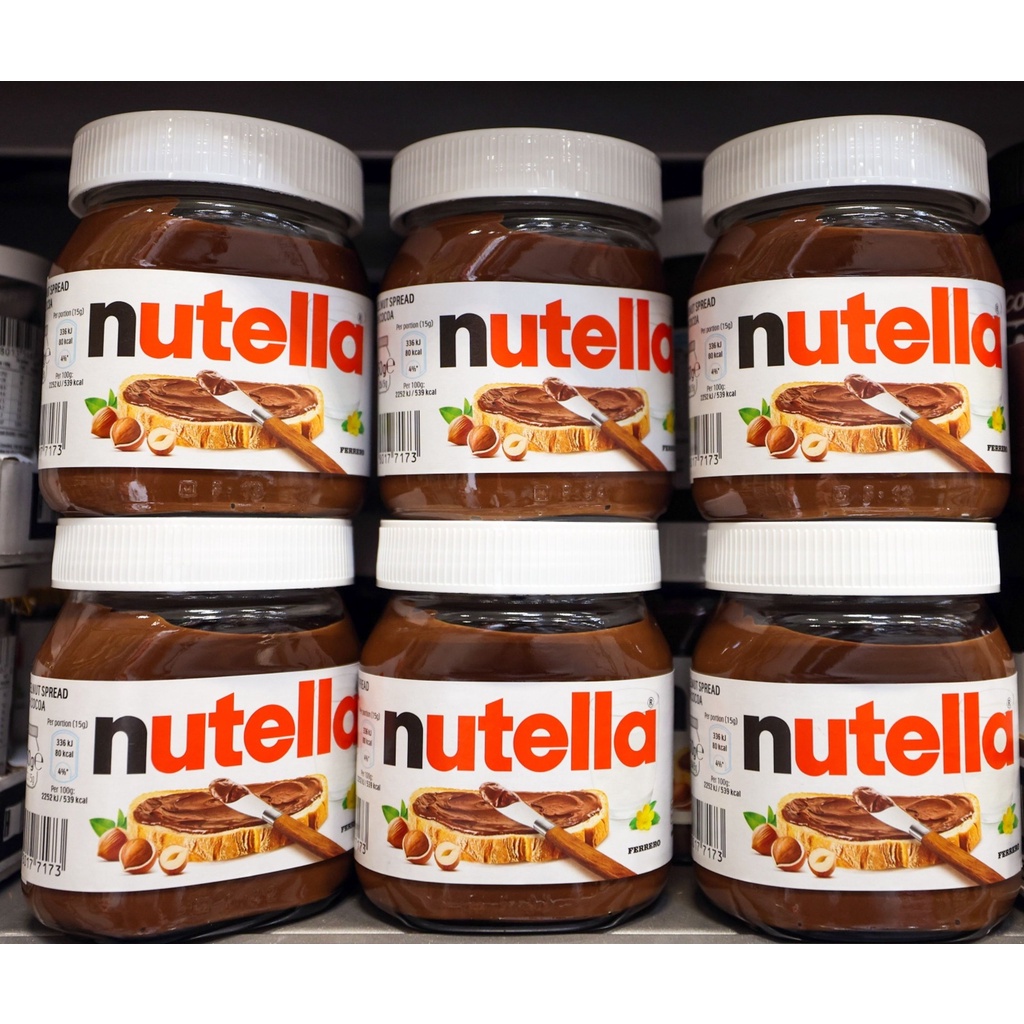 kit 6 Nutella Original 140g Ferrero Roche