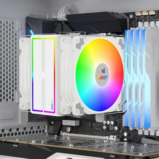 GMRGB Cooler Cpu X99 X79 Intel Xeon LGA 2011 LED ARgb TDP 185W + Suporte + Parafusos
