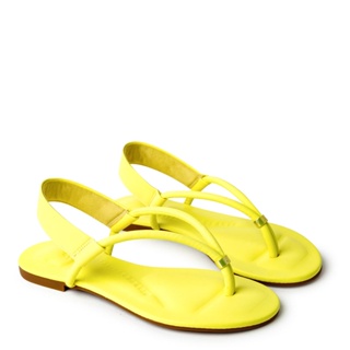 Rasteira Amarelo Sunny Palmilha Conforto