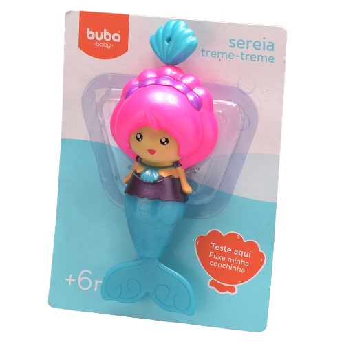 Sereia Infantil Treme-Treme Cores Variáveis Buba | Shopee Brasil