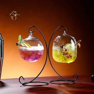[Scarlett] Coquetel De 320/430ML Vidro Pendurado Copo De Vinho Em Barra Água Criativo [Preferido]