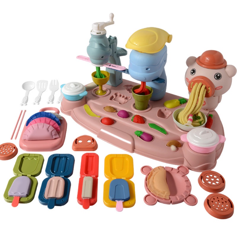 Fingir Brinquedos de Dramatização,Conjunto de brinquedos de sorvete para  crianças - Conjunto de brinquedos de sorvete caixa de ferramentas kit  médico clínica ferramentas divertidas para Aezon